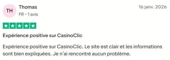 Casino Clic Casino avis